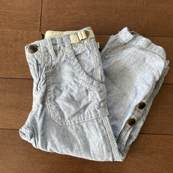 Baby Gap blue Linen pants - Picture 9 of 10